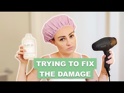 Doing A Salon Hair Treatment by Myself At Home! - YouTube