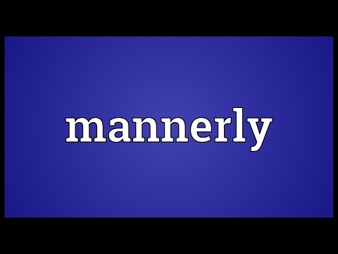 Header of mannerly