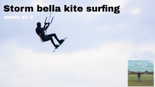Storm bella kite surfers mavic air 2 lytham st annes beach #stormbella #mavicair2