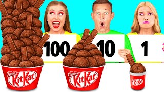 100 Слоев Еды Челлендж | Вкусные Кухонные Лайфхаки От Barada Challenge