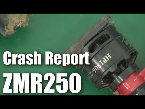 ZMR-250 Chinese mini quadcopter crash report