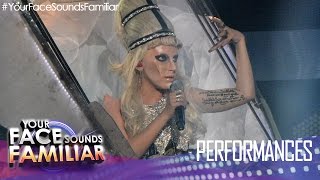 Your Face Sounds Familiar Kz Tandingan As Lady Gaga - Born This Way