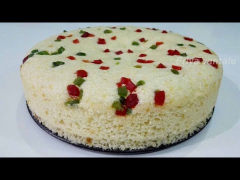 Image Cake Recipes Without Egg In Pressure Cooker In Telugu