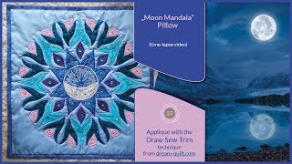 How it was made - "Moon Mandala" Pillow (DST / Time-lapse)