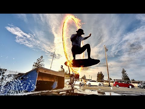 WORLD'S BEST SKIM BOARDER VS RING OF FIRE!