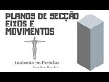 planos de secção eixos e movimentos melodia atirei o pau no gato