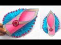 DIY Flower vase with paper at home | paper Flower vase making idea