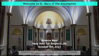 7PM Holy Hour and Novena for Respect Life 10.5.21