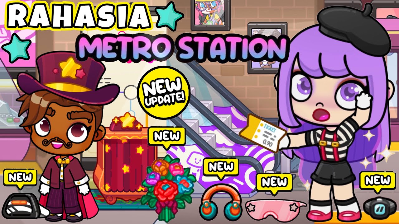 AVATAR WORLD PAZU METRO STATION UPDATE! | SEMUA AVATAR WORLD PAZU METRO STATION UPDATE! | SEMUA