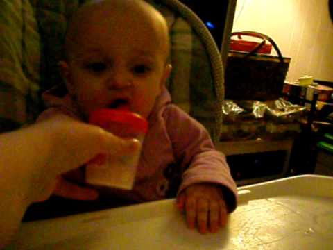Katie's first Sippy Cup