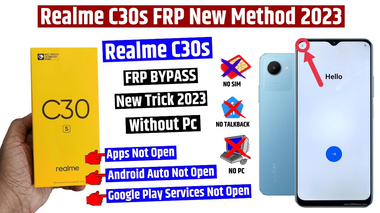 Realme c30s (rmx3690) Frp bypass | Without pc | New Realme c30s (rmx3690) Frp bypass | Without pc | New