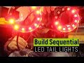 How To Build Custom SEQUENTIAL LED Tail Lights - Nissan GTR