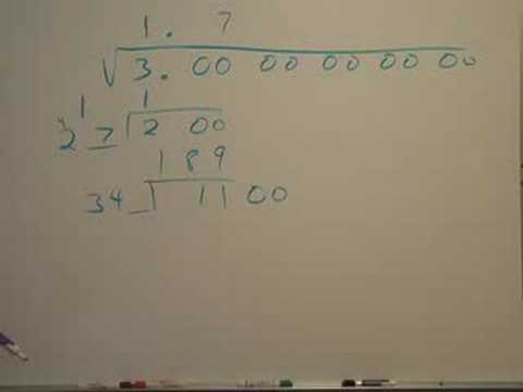 How to Calculate a Square Root