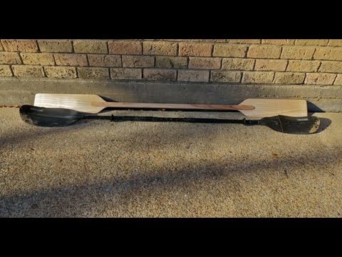 Make Your Own Kayak Paddle from Scratch - YouTube