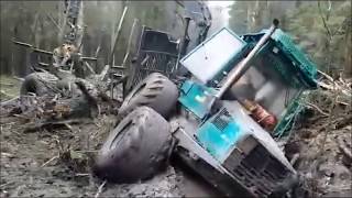 Timberjack 1210 stuck deep in mud