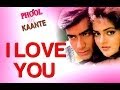 I Love You - Video Song | Phool Aur Kaante | Ajay Devgn & Madhoo | Alisha Chinai & Udit Narayan