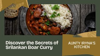 Curry De Sanglier À La Façon Villageoise Recette Traditionnelle Sri-Lankaise De Curry De Viande...