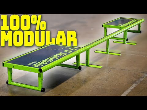 THE WORLD'S FIRST 100% MODULAR SKATE OBSTACLE?!
