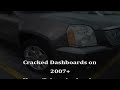 Major Cracking Dashboard Problem on 2007+ Chevy Tahoe, Suburban, Avalanche, & GMC Yukon