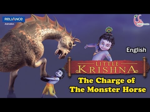 LITTLE KRISHNA ENGLISH EPISODE 10 THE CHARGE OF THE MONSTER...