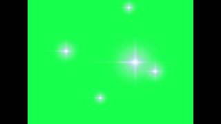 Kinemaster Stars Effects Green Background Video