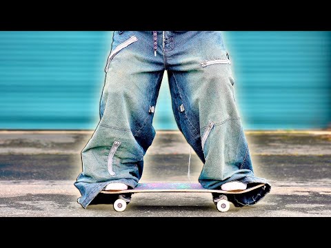 SKATING IN JNCO JEANS!