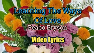 Watch Peabo Bryson Learning The Ways Of Love video