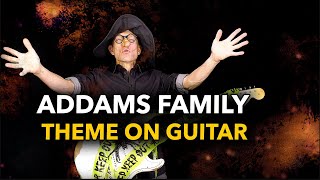 Addams Family Theme on Guitar (with TAB)