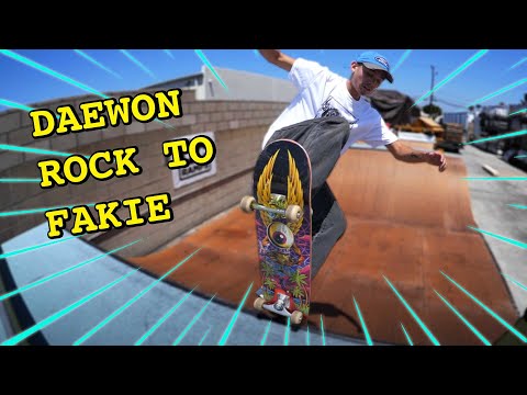 Learn "How to" - Daewon rock to fakie