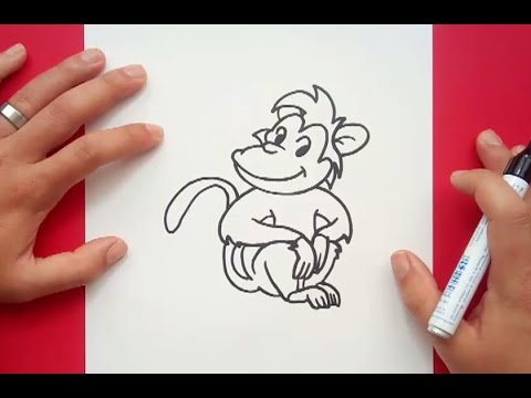 Como dibujar un mono paso a paso 6 