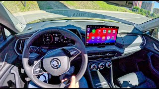 NEW Skoda Kodiaq II 2024 4X4 🇨🇿 [2.0 TDI 193hp] |0-100| POV Test Drive #2057 Joe Black