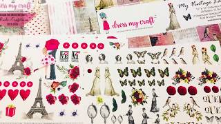 Dress My Craft- DT Kit Reveal | Crafty Haul | Ruchi's Crafeteria