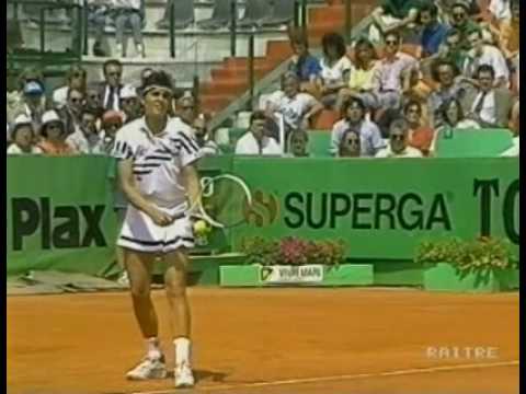 サバティーニ vs セレス（セレシュ） Roma 1992 決勝戦（ファイナル）　 2／11