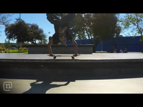 Learn How To Do Handstand Finger Flips w/ Skateboarder Carlos Lastra