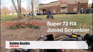 Ebike Vlog #18 - Chick-fil-A & Prison (Super 73 RX & Juiced Scrambler)