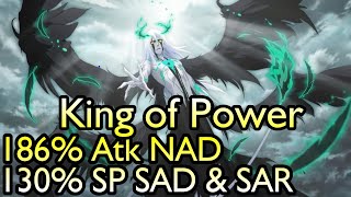 Ulquiorra (3rd Anniversary Hogyoku Version) Review Showcase - 130% SP SAD/SAR & 186% NAD Builds
