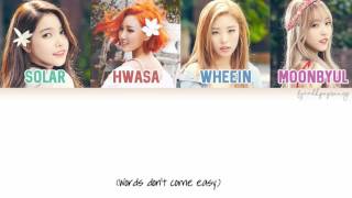 Watch Mamamoo Words Dont Come Easy video