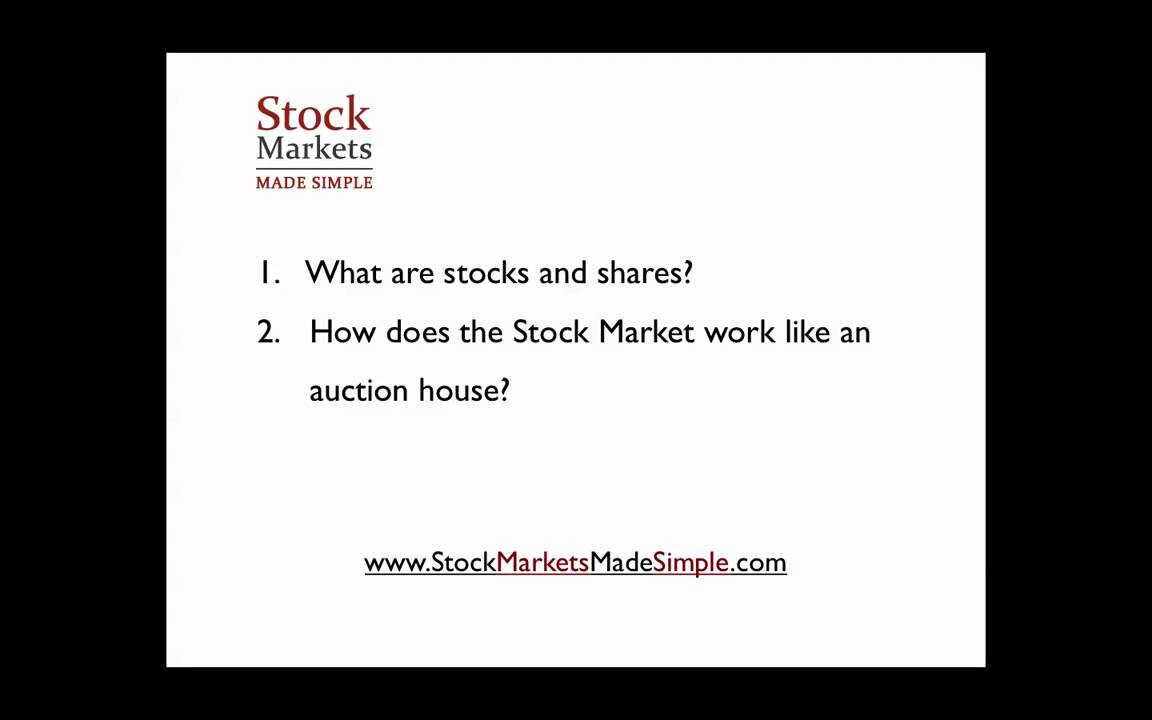 How do stock market options work