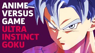 Dragon Ball Fighterz - Anime Vs. Game Ultra Instinct Goku Vs. Kefla