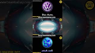 New And Old Volkswagen Logo Animation In 3 Cool Effects Part 2