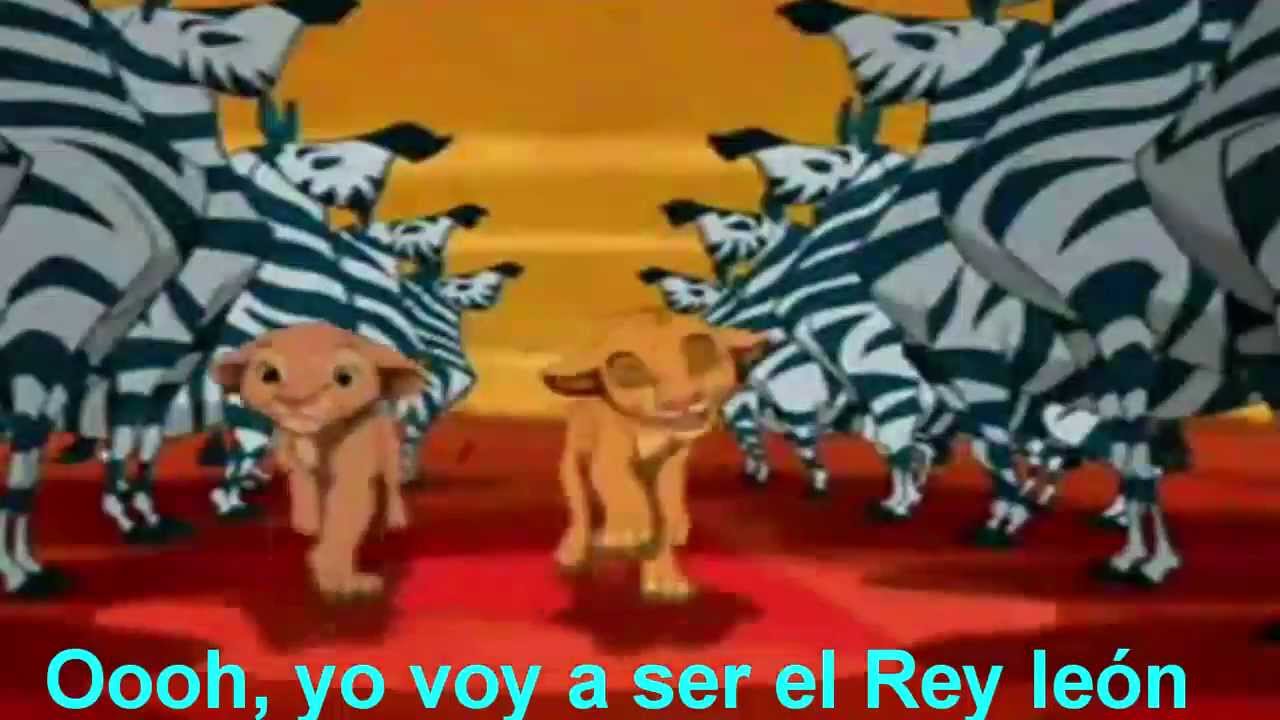 YO VOY A SER EL REY LEON yo voy a ser el rey leon: