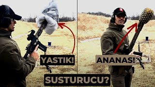 FİLMLERDE GÖRDÜĞÜMÜZ SİLAH SUSTURUCU TEKNİKLERİ GERÇEK Mİ? (Test Ettik)