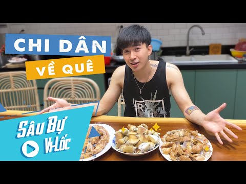Một ngày về quê của Chi Dân - Kiên Lương/ Kiêng Giang || Sâu Bự Vi Lốc