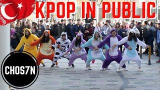 [KPOP IN PUBLIC TURKEY/ISTANBUL] BTS - GO GO Cover by CHOS7N (kigurumi ver.)
