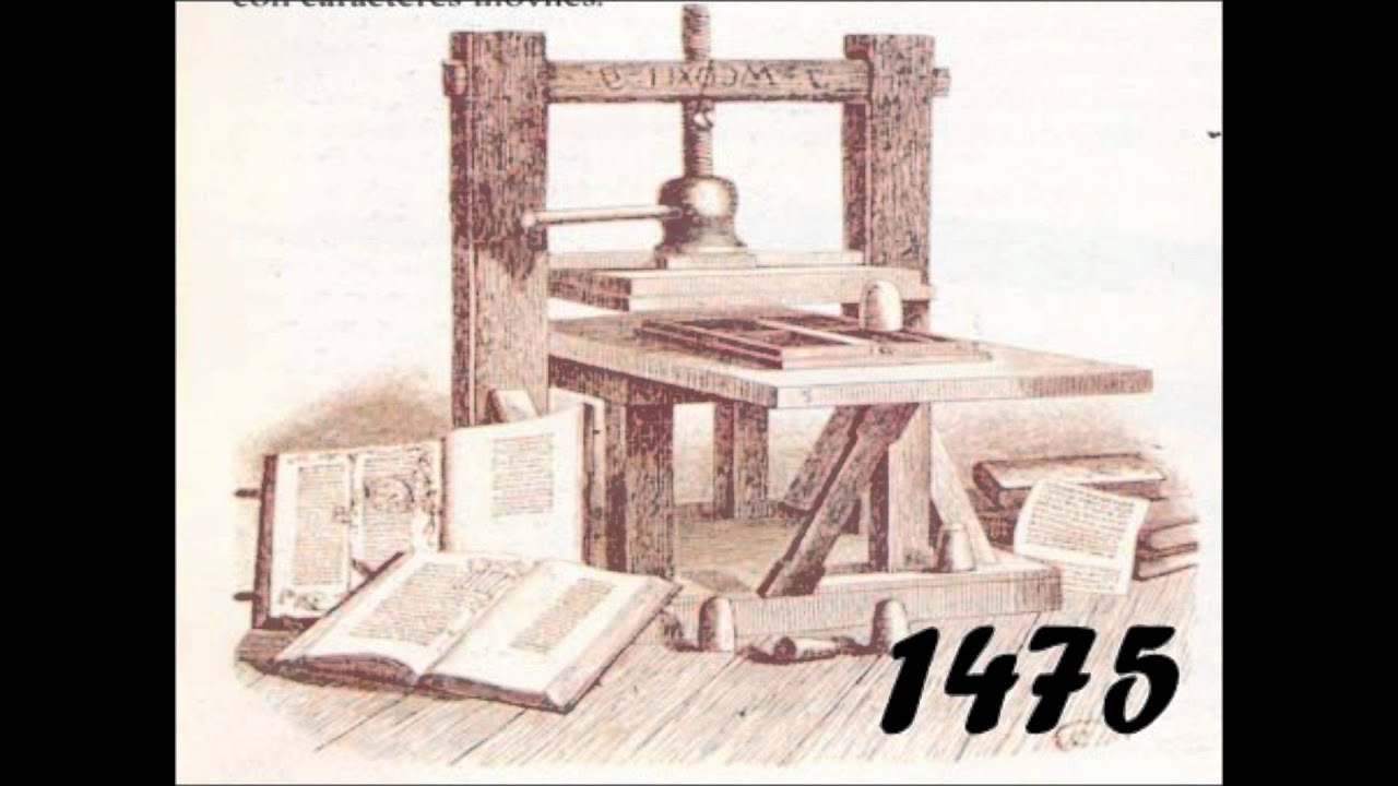 HISTORIA DE LA PRIMERA IMPRENTA historia de la primera imprenta: