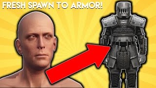 Fresh Spawn To Full Armor EASY! - Rust
