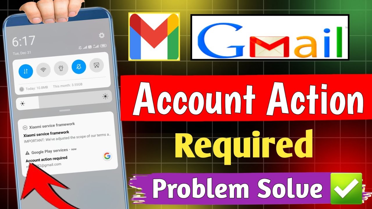 gmail account action required | how to remove account gmail account action required | how to remove account