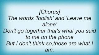 Watch Avril Lavigne Foolish leave Me Alone video