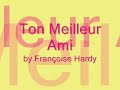 Ton meillure ami by Françoise Hardy