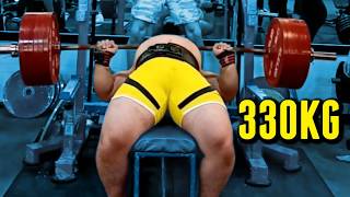 Danial Zamani Bench Presses 330KG/726LB RAW